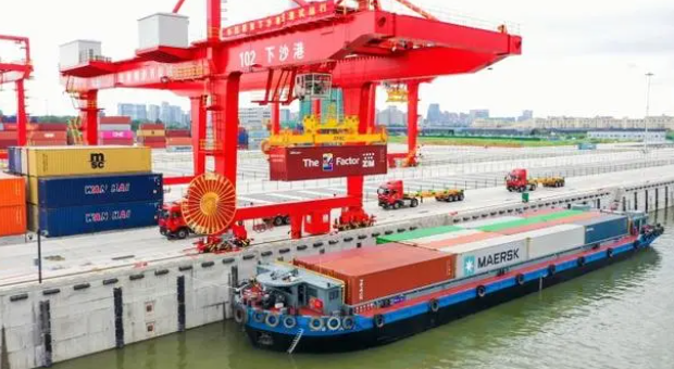 荆门下沙港开港，以表内贸海运集装箱业务为主